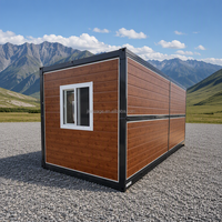 Maison préfabriquée de luxe pliable en panneaux sandwich d'acier, pour ferme, bureau, dortoir, entrepôt et stockage