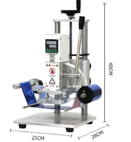 Máquina de grabado en relieve Impresora de sellos Máquina de estampado en caliente Máquina de prensado en caliente Prensa de estampado en caliente