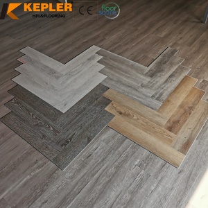 5MM série à chevrons finition gaufrée EVA IXPE liège rembourrage hybride SPC plancher rigide PVC planche RVP LVT LVP carrelage en vinyle de luxe - Product Image 2