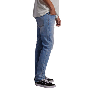 China Factory Bulk Wholesale Jeans Mid Waist <strong>Jogging</strong> Stretch Tapered Jeans Men 100% Cotton Blue Casual Men Jeans <strong>Denim</strong> - Product Image 2