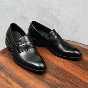 Nouvelles chaussures pour hommes en cuir véritable, style britannique, imperméables, antidérapantes, légères, pour l'automne, décontractées, formelles - Product Image 2