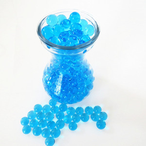 Perles de gel d'eau 10g 20g 50g 100g, perles polymères absorbantes oubeez pour la décoration de vases en verre - Product Image 1