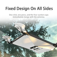 Support Starlink Mini en ABS, modèle POM, kit ventouse à vide, support robuste et stable pour intérieur/extérieur, voiture, camping-car, camion, bateau