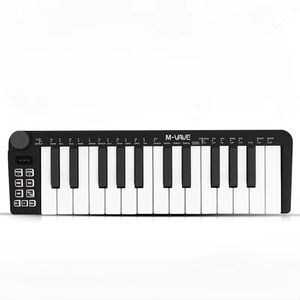 لوحة مفاتيح ميدي بلوتوث صغيرة <span class=keywords><strong>M</strong></span>-VAVE SMK-25 بـ25 مفتاحًا، محمولة وقابلة لإعادة الشحن مع وظائف الذكاء الاصطناعي للنغمات والمقامات، مع برنامج مرفق - Product Image 3
