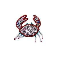 Gillian Patchs brodés thermocollants en forme de poisson, 3D, perlés et à sequins, pour vêtements et chapeaux, style à coudre, en tissu feutre