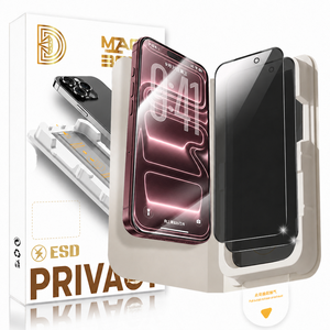 Magic Box EasyApp Protezione Schermo Anti-SPY per <span class=keywords><strong>iPhone</strong></span> 18 Duo 17 16 Pro <span class=keywords><strong>Max</strong></span> XR, Vetro Temperato per Privacy - Product Image 1