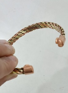 Decorative Hand Finished Copper Cuff Bangle With Magnetic Feature <b>For</b> Men Women Jewelry Retail And Fashion <b>Charm</b> <b>Bracelets</b> - Product Image 4