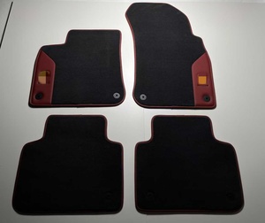 Tapis de sol pour voiture toutes saisons, tapis de voiture en cuir double couche, 4 pièces pour BMW, pour <span class=keywords><strong>Hyundai</strong></span>, pour Toyota - Product Image 1