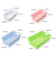 Bacs de rangement empilables en plastique durable, boîte organisatrice portable pour fournitures médicales avec design multifonctionnel pour hôpital et pharmacie