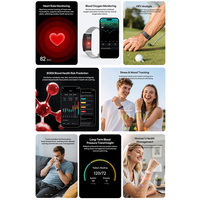 JCVital V5 Gris, Pulsera Inteligente de Salud, Accesorios Electrónicos Ali, Pulsera Inteligente Android con Aplicación para Teléfono Móvil