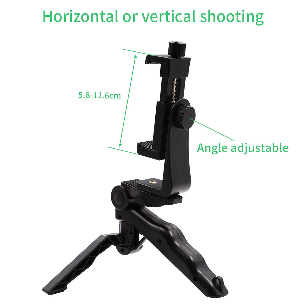 Handheld Grip Stabilizer Phone Camera Tripod Holder Selfie Stick Handle Holder Stand for Gopro iPhone Xiaomi Huawei Phone