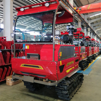 Tracteur chenillé haute puissance, machine agricole robuste de type chenillé pour le labour, le travail du sol et le transport sur terrain