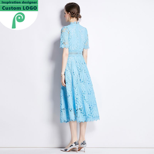 6947-95-759设计师制造商定制女装批发舞会灵感优雅复古女士Oem长裙 - Product Image 5