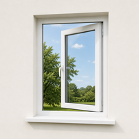 SERIE MINIMALISM Ventanas Ultra Estrechas de Doble Vidrio con Perfil de Aleación de Aluminio, Certificación CE, con Mosquitera para Hogares