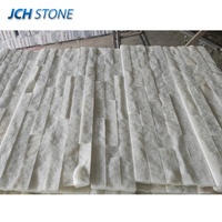 Nature Quartzite Pierre de culture blanche pure Carreaux muraux intérieurs et extérieurs