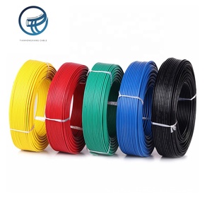 كابل كهربائي من المصنع نحاس 100% مجدول PVC متوافق مع RoHS مقاسات 1.5 مم 2.5 مم 4 مم 6 مم أسلاك كهربائية للمباني المنزلية - Product Image 1