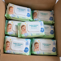 Muestras Gratis, Toallitas Húmedas para Bebé 99% Agua, Paquete Grande, Hipoalergénicas, Orgánicas, con Logotipo Personalizado OEM