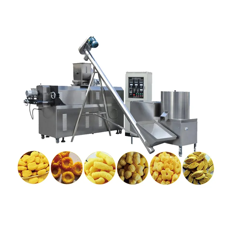 שונה shaper תירס נפח כדור חטיפים מזון עושה מכונת חטיפים מזון ייצור פאף מזון מכבש מכונת