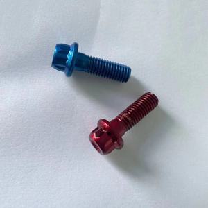 สลักเกลียวไททาเนียม M4 Gr5 RC M7เป็นแบบกลวงสลักเกลียว M6แกน M8น็อตตัวกลม - Product Image 6