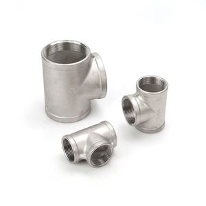 304/316L фитинги для труб из нержавеющей стали Трехходовой коннектор Внутренний провод с круглой головкой для водопровода фитинги - Product Image 2