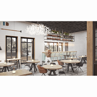 Meubles de table et chaises de Restaurant de bistrot à faible coût, Tables et chaises de Pub personnalisées à vendre