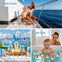 Canard en plastique gommé, cadeau de Pâques pour les enfants de 0 à 24 mois, unisexe, pour les cadeaux de l'école du dimanche