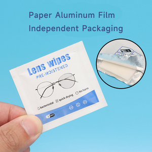 OEM 200 pièces/boîte de <span class=keywords><strong>lingettes</strong></span> de nettoyage de lentilles pré-humidifiées écologiques <span class=keywords><strong>lingettes</strong></span> de nettoyage humides pour écran et <span class=keywords><strong>lunettes</strong></span> - Product Image 3