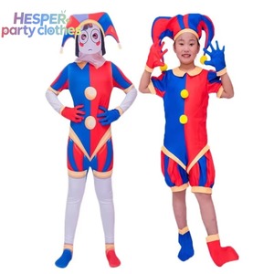 HESPER Disfraz de Payaso Pomni de Circo Mágico Digital Unisex para Adultos, Traje de Halloween y Navidad - Product Image 1