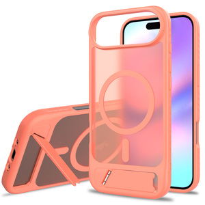 Funda Magnética con Soporte para iPhone 17 Air, Cubierta Protectora Antigolpes, Parte Trasera Rígida Mate Translúcida con Soporte Ajustable - Product Image 1