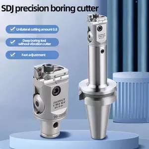 Fine Boring Head SDJ BT30 Tool Holder Boring Head Anti Vibration Fine Adjustment BT40 Tool Holder For Deep Holes Boring Tools