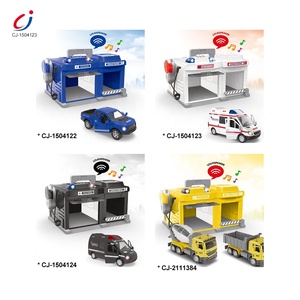 Giocattolo Multifunzionale Chengji: Parcheggio con <span class=keywords><strong>Ambulanza</strong></span> 1:32 in Lega, Interfono, Luci e Musica per Bambini - Product Image 6