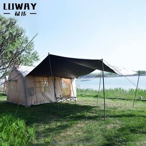 12 ㎡   Carpa de Camping Inflable de Algodón Oxford con Toldo 001, Carpa Portátil para Acampar, Carpa Inflable Portátil - Product Image 3