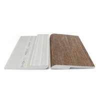 F100-H, Plinthe rétro-éclairée de style moderne en plastique Ruitai Plinthe murale en PVC Moulure de garniture en plastique