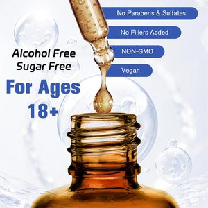 Suplemento de Gotas Líquidas de Cortisol para el Equilibrio Hormonal en Mujeres, con Magnesio, <span class=keywords><strong>Ashwagandha</strong></span>, L-Teanina, Fosfatidilserina, Cápsulas de Cortisol - Product Image 6