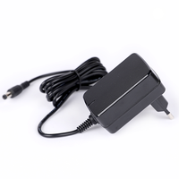 Adaptateur secteur MEIQI 12V 2A 24W, prise DC, matériau PC, certifié CE/FCC, câble de 1 m, pour caméra et bandes LED