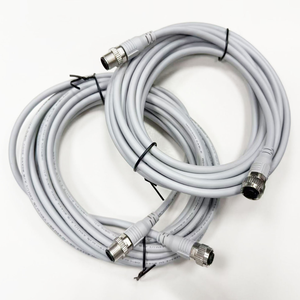 מתאמי כבלים ומחברים, כבל יציקה M12 קוד A, כבל מחבר 4 פינים ליישום במשאיות חשמליות - Product Image 4