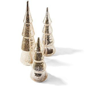 Меркурий меняющий Цвет светодиодное Стекло Рождественская елка декор стола экологически чистые - Product Image 4