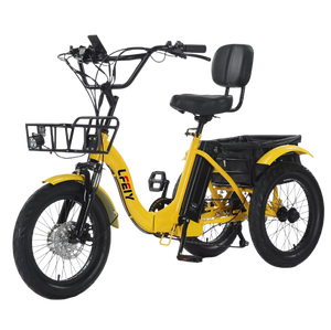 Tricycle à assistance pédale YUXIAO 18 pouces, batterie lithium 48V, moteur avant sans balais, autonomie 40 km, pneus épais EB-026, pneus épais Provi - Product Image 1