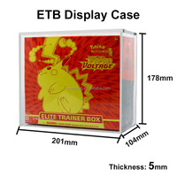 Couvercle magnétique Elite Trainer Box Closure Acrylique Box Protector