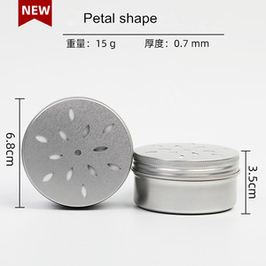 80ml dişli yuvarlak metal alüminyum delik hava spreyi küçük tutucu ile olabilir oturma odası yatak odası aromaterapi kavanoz - Product Image 5