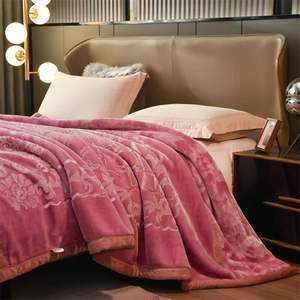 Mantas de poliéster 100% para cama Manta Raschel personalizada 4kg 6kg 8kg Manta de visón cálida para invierno - Product Image 3
