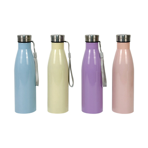 Bouteille d'eau isotherme en acier inoxydable de 500 ml à paroi simple, promotionnelle, multi-canaux, 2025, logo personnalisé en vrac, thermos - Product Image 2