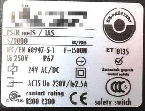 PLC PSEN Me1S 1AS 1S 1AS Controller di programmazione interruttore di sicurezza 570000 - Product Image 3