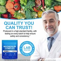 Capsules de complexe de magnésium 12-en-1 en gros sous marque privée, complément minéral riche, 60 unités, pour adultes, service OEM ODM personnalisé, immunité
