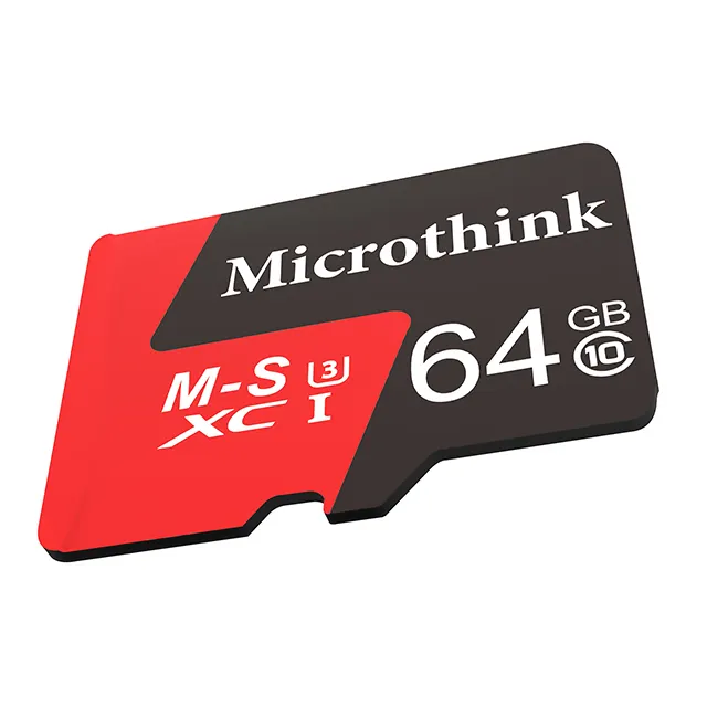 Microthink 64g micro carte mémoire personnalisation vente chaude cartes mémoire sd micro 128gb 16gb 32g pour appareil photo mp3 cartes mémoire