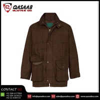 Meilleur allemand-chasse respirant hiver-chaud hommes blanchi chasse tir pêche veste manteaux fabriqués à partir de-Tweed