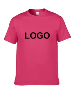 Customized Private Brand Pure Cotton T shirt One Stop Service Custom Logo Craft Grams Men's T shirt