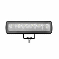 LANSEKO 6.3 pouces LED barre lumineuse de travail 16W 1600LM faisceau ponctuel DC 10V-30V passé ECE R10 pour camion SUV ATV UTV tracteur tout-terrain