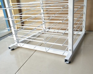 Tùy Chỉnh 20-Tier Văn Phòng Cửa Hàng Hiển Thị Giá Với <span class=keywords><strong>A4</strong></span> Túi Giấy Bìa Bao Bì Hoa Gói Giấy Kim Loại Dây Đứng - Product Image 3