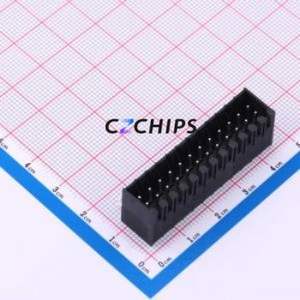 JL15EDGRHB-35024B01 Plug-in Terminal Block Bent Lead Through Hole,P=3.5mm Board-to-Board / Socket - Closed 2x12P 3.5mm Black - Product Image 1